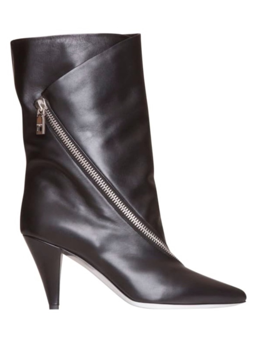 Givenchy boots Black with silver zipper.